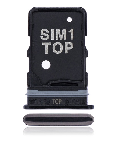 [107082026066] Tiroir SIM double compatible Samsung Galaxy A80 A805 2019 - Noir