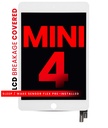 Bloc écran LCD et tactile pour iPad Mini 4 (Nappe smart cover pré-installée) - XO7 - Blanc
