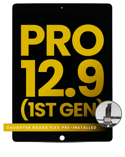[107082006441] Bloc écran LCD et tactile pour iPad Pro 12,9 - Noir - PREMIUM - Reconditionné