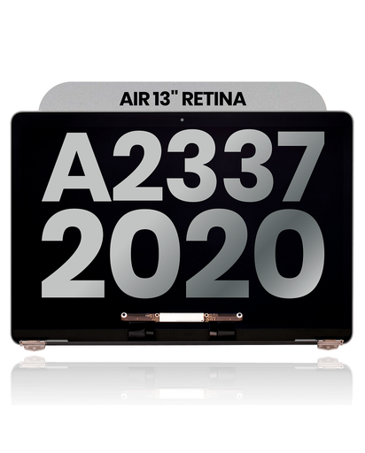 [6776.4658] Bloc écran COMPLET ASSEMBLÉ pour MacBook Air 13" M1 - A2337 EMC 3598 - 2020 - Gris Sidéral