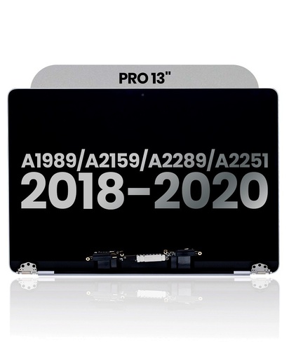 [6776.4655] Bloc écran LCD pour MacBook Pro 13" - A1989 (fin 2018 - déb 2019) / A2159 (mi 2019) / A2289 - A2251 (mi 2020) - Gris Sidéral