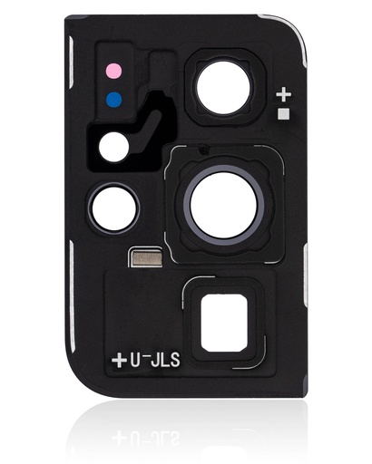[107082088028] Vitre caméra arrière avec châssis compatible Samsung Galaxy S21 Ultra - Phantom Black