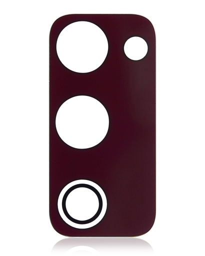 [107082105587] Lentille caméra arrière - verre seul avec adhésif compatible Samsung Galaxy S20 FE 4G - 5G - Cloud Red
