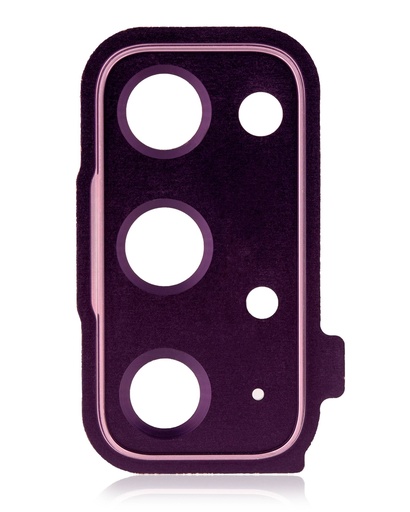 [107082081221] Lentille caméra arrière avec anneau de protection compatible Samsung Galaxy S20 FE 4G - 5G - Purple