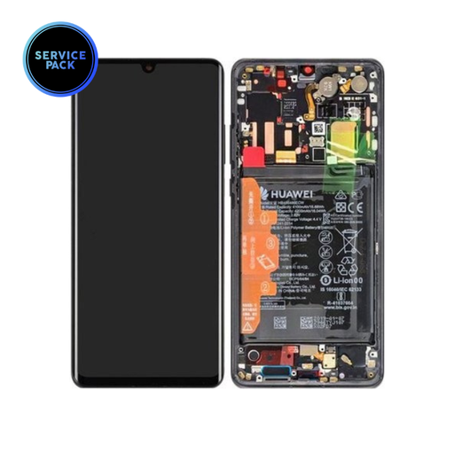[02352PBT] Bloc écran OLED pour HUAWEI P30 Pro - SERVICE PACK - Noir