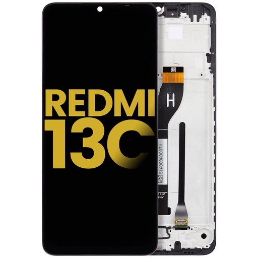[107082081702] Bloc écran LCD avec châssis compatible Xiaomi Redmi 13C - Reconditionné - Toutes couleurs