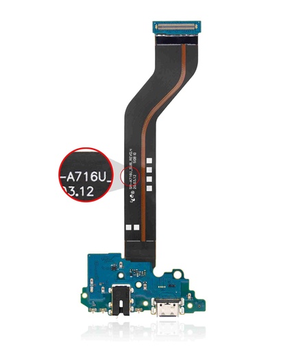 [107082083524] Connecteur de charge avec prise Jack compatible SAMSUNG A71 5G - A716U 2020