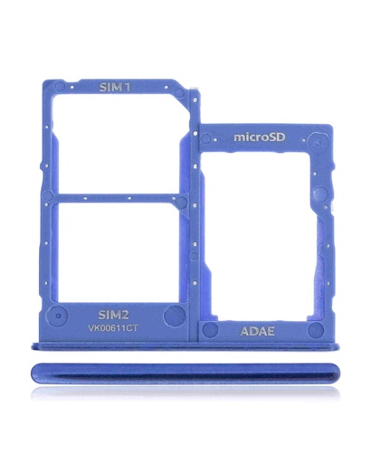 [107082026040] Tiroir SIM double compatible SAMSUNG A41 - A415 2020 - Prism Crush Blue