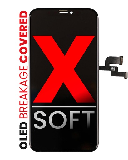 [107082002109] Bloc écran OLED compatible pour iPhone X - XO7 - Soft