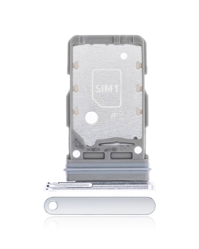 [107082026008] Tiroir SIM double compatible Samsung Galaxy S21 Plus - Phantom Silver