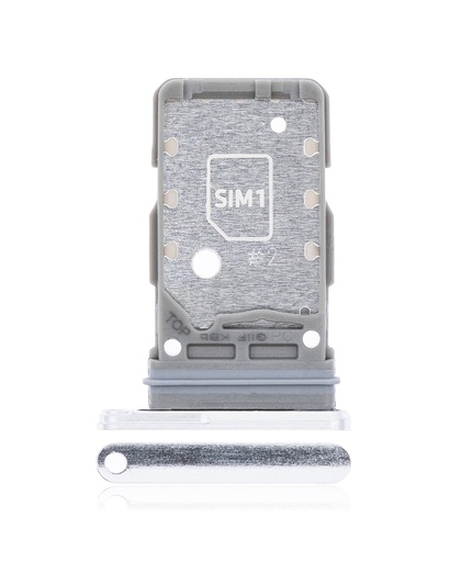[107082026004] Tiroir SIM double compatible Samsung Galaxy S21 5G - Phantom White