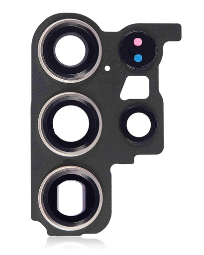 [107070809036] Lentille caméra arrière avec anneau compatible SAMSUNG S23 Ultra 5G - Phantom Black