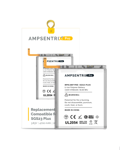 [107082136773] Batterie compatible SAMSUNG S23 Plus - AmpSentrix Pro