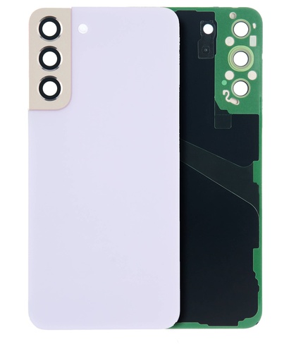 [107082079357] Vitre arrière avec lentille caméra compatible Samsung Galaxy S22 Plus 5G - Sans Logo - Aftermarket Plus - Violet