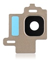 Lentille caméra arrière avec anneau compatible Samsung Galaxy S8 - Or
