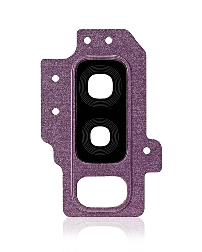 [107082013183] Lentille caméra arrière avec support compatible Samsung Galaxy S9 Plus - Purple