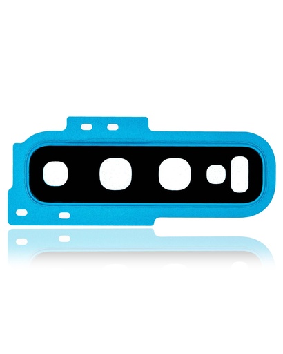 [107082020129] Lentille caméra arrière avec anneau compatible Samsung Galaxy S10 - Bleu