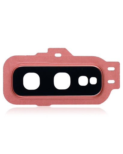 [107082020341] Lentille caméra arrière avec anneau compatible Samsung S10E - Flamingo Pink