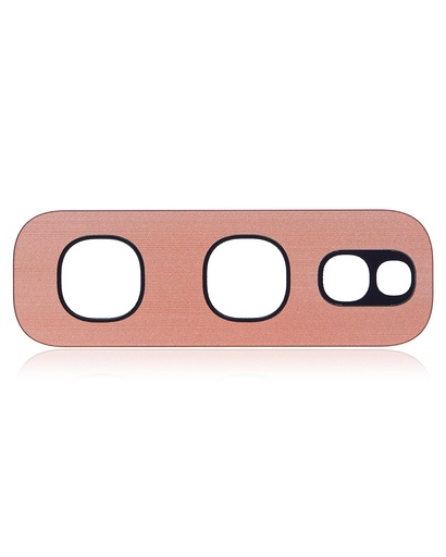 [107082020372] Pack de 10 Lentilles caméra arrière - verre seul avec adhésif compatibles Samsung Galaxy S10E - Flamingo Pink