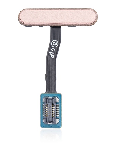 [107082026083] Lecteur d'empreintes digitales avec nappe bouton power compatible Samsung S10E - Flamingo Pink