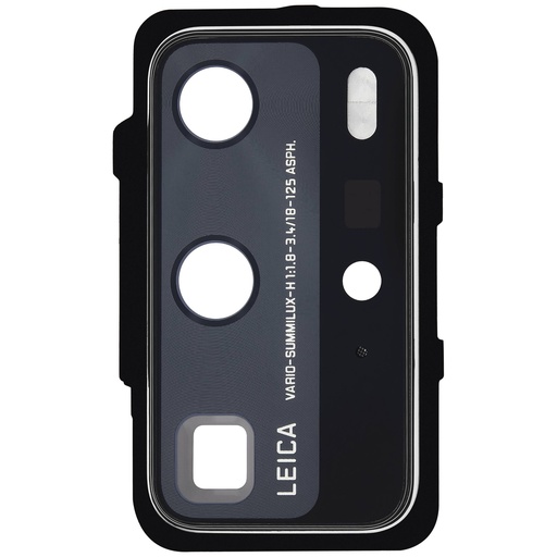 [107085008977] Lentille caméra arrière avec support compatible Huawei P40 Pro - Ice White