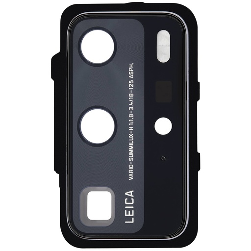 [107085008974] Lentille caméra arrière avec support compatible Huawei P40 Pro - Argent