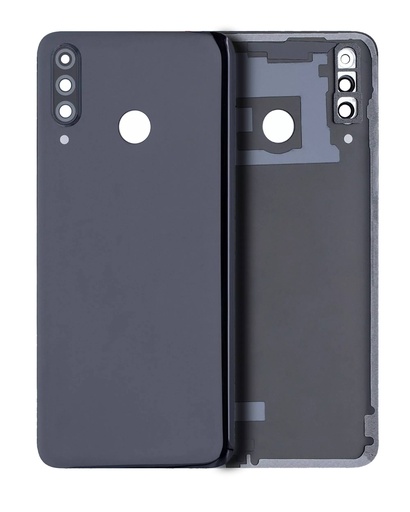 [107082065345] Vitre arrière avec lentille caméra compatible Huawei P30 Lite - Nova 4E - Sans logo - 4GB RAM - Midnight Black