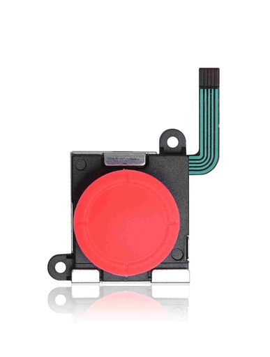 [109082004405] Joystick analogique 3D avec capuchon pour manette Nintendo Switch - Switch OLED - Switch Lite - Rouge