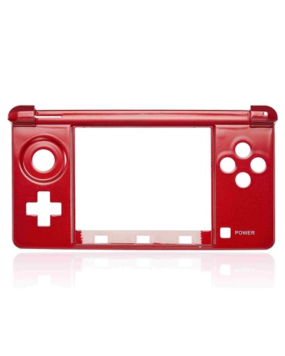 [107082124813] Châssis central compatible Nintendo 3DS - Rouge