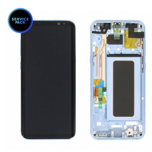[GH97-20470D] Bloc écran SAMSUNG S8 Plus - G955F - Bleu - SERVICE PACK