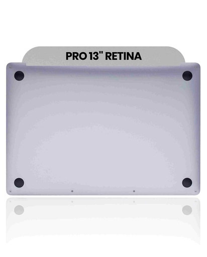 [107082073121] Coque - châssis inférieur - compatible MacBook Pro 13" Retina - A2159 Milieu 2019 - Gris Sidéral