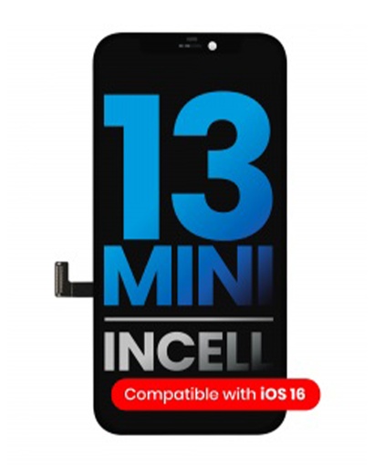 [107082080902] Bloc écran LCD compatible pour iPhone 13 Mini - AQ7 - Incell