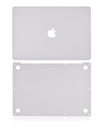 Habillage 2 en 1 - haut et bas compatible MacBook Pro 15" sans Touch Bar - A1707 fin 2016 milieu 2017 - Argent