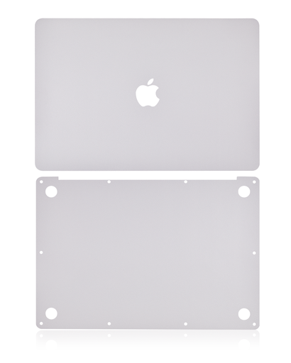 [107070121371] Habillage 2 en 1 - haut et bas compatible MacBook Pro 15" sans Touch Bar - A1707 fin 2016 milieu 2017 - Argent
