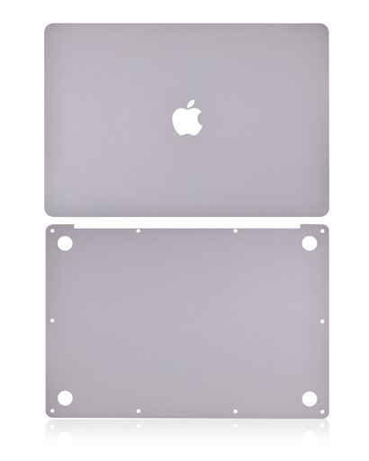 [107070121372] Habillage 2 en 1 - haut et bas compatible MacBook Pro 15" sans Touch Bar - A1707 fin 2016 milieu 2017 - Space Gray