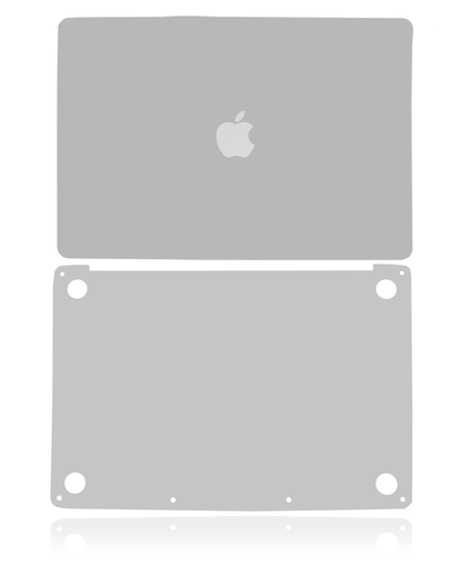 [107082068376] Habillage 4 en 1 - haut, bas, clavier et repose-main compatible MacBook Pro 13" - A2289 milieu 2020 - Argent