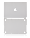 Habillage 2 en 1 - haut et bas compatible Macbook Pro 13" Retina - A1502 2015 - Argent