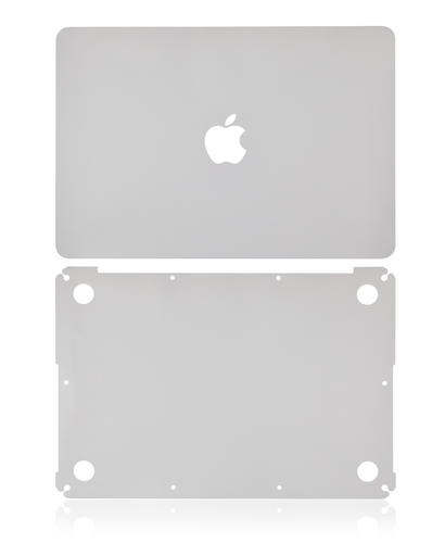 [107070121337] Habillage 2 en 1 - haut et bas compatible Macbook Pro 13" Retina - A1502 2015 - Argent