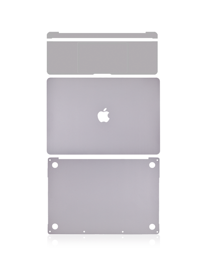 [107070121365] Habillage 4 en 1 - haut, bas, clavier et repose-main compatible MacBook Pro 13" sans Touch Bar - A1706 fin 2016 milieu 2017 - Space Gray