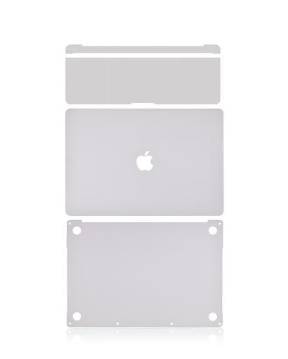 [107070121366] Habillage 4 en 1 - haut, bas, clavier et repose-main compatible MacBook Pro 13" sans Touch Bar - A1706 fin 2016 milieu 2017 - Argent