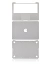 Habillage 4 en 1 - haut, bas, clavier et repose-main compatible MacBook Pro 13" Retina - A1708 fin 2016 - Space Gray