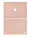 Habillage 2 en 1 - haut et bas compatible MacBook Air 13" Retina - A2179 début 2020 - Rose Gold