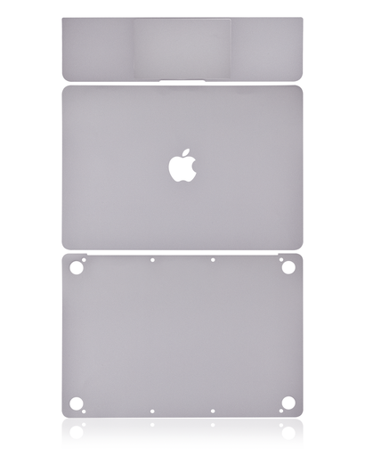 [107070121359] Habillage 4 en 1 - haut, bas, clavier et repose-main compatible MacBook Retina 12" - A1534 début 2015 - Space Gray