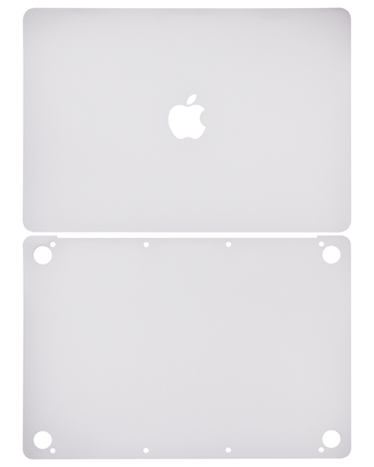 [107070121356] Habillage 2 en 1 - haut et bas compatible MacBook Retina 12" - A1534 début 2015 début 2016 milieu 2017 - Argent