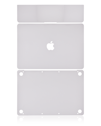 [107070121360] Habillage 4 en 1 - haut, bas, clavier et repose-main compatible MacBook Retina 12" - A1534 début 2015 - Argent