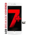 Bloc écran compatible pour iPhone 7 Plus - XO7 -  Incell - Blanc