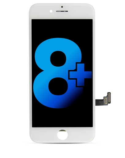 [107082003315] Bloc écran compatible pour iPhone 8 Plus - AM - Blanc