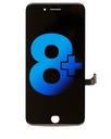 Bloc écran compatible pour iPhone 8 Plus - AM - Noir