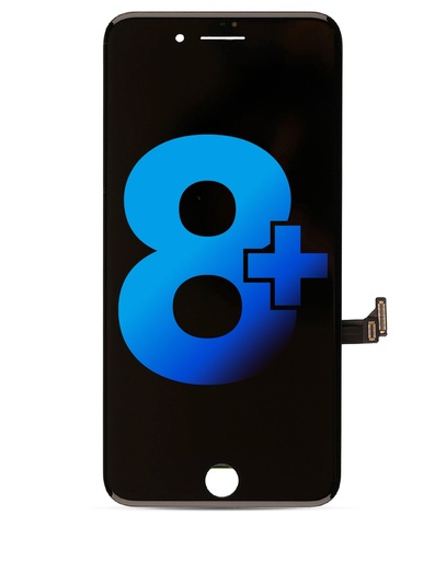 [107082003316] Bloc écran compatible pour iPhone 8 Plus - AM - Noir