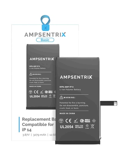 [107082022484] Batterie compatible iPhone 14 - Ampsentrix Basic